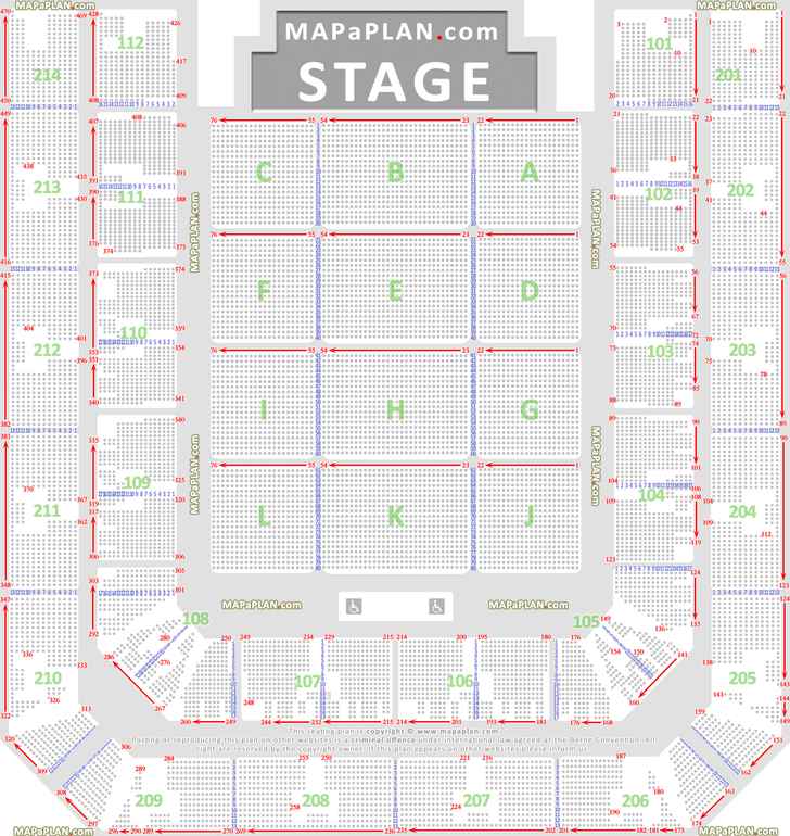 Justin Timberlake Acc Seating Chart