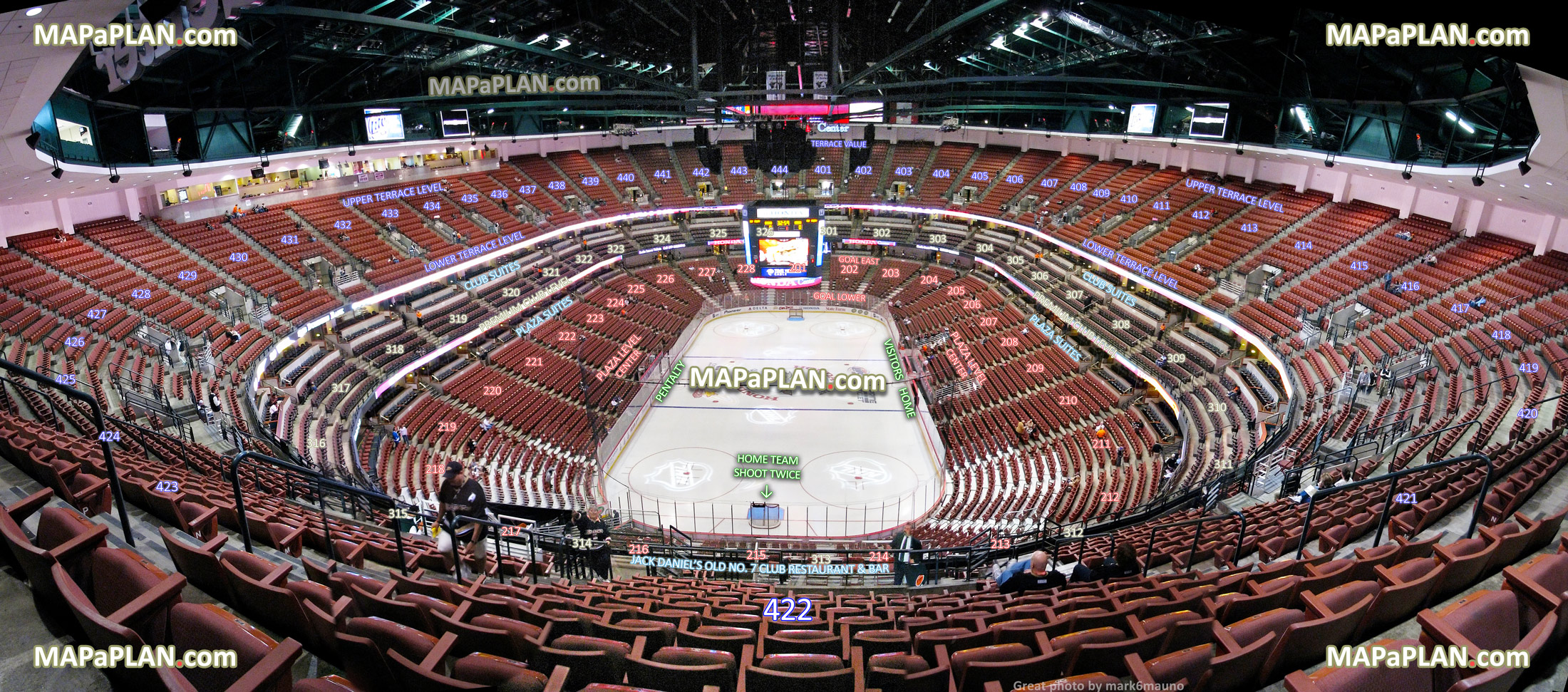 Anaheim Ducks Seating Chart View