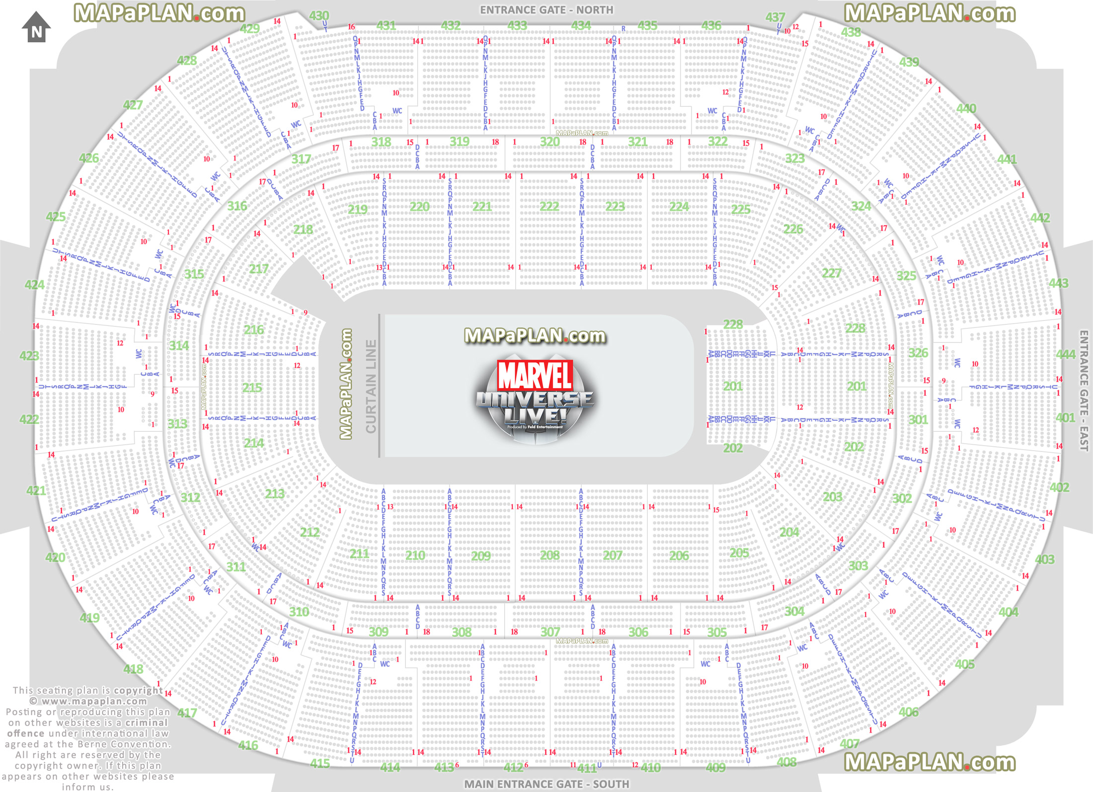 Honda Stadium Seating Chart