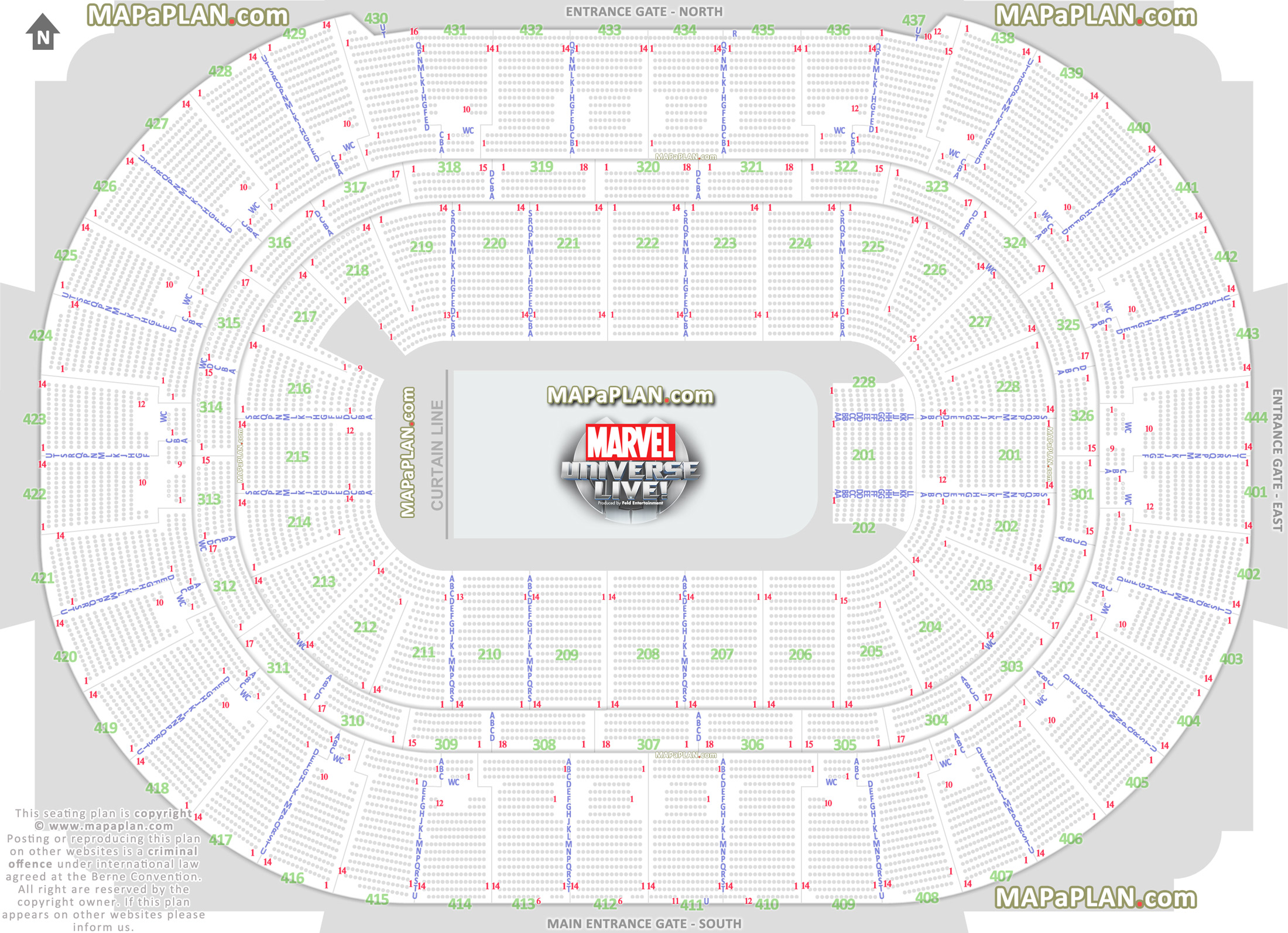 marvel universe live printable virtual information guide full exact row letters plan row aa bb cc dd ee ff gg hh jj kk ll a b c d e f g h j k l m n p r s t u Anaheim Honda Center seating chart