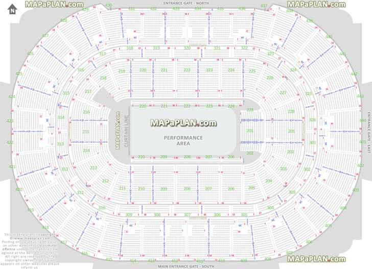 performance area shows cirque soleil circus theater monster truck jam walking dinosaurs nitro arenacross professional bull riders image how many seats row Anaheim Honda Center seating chart