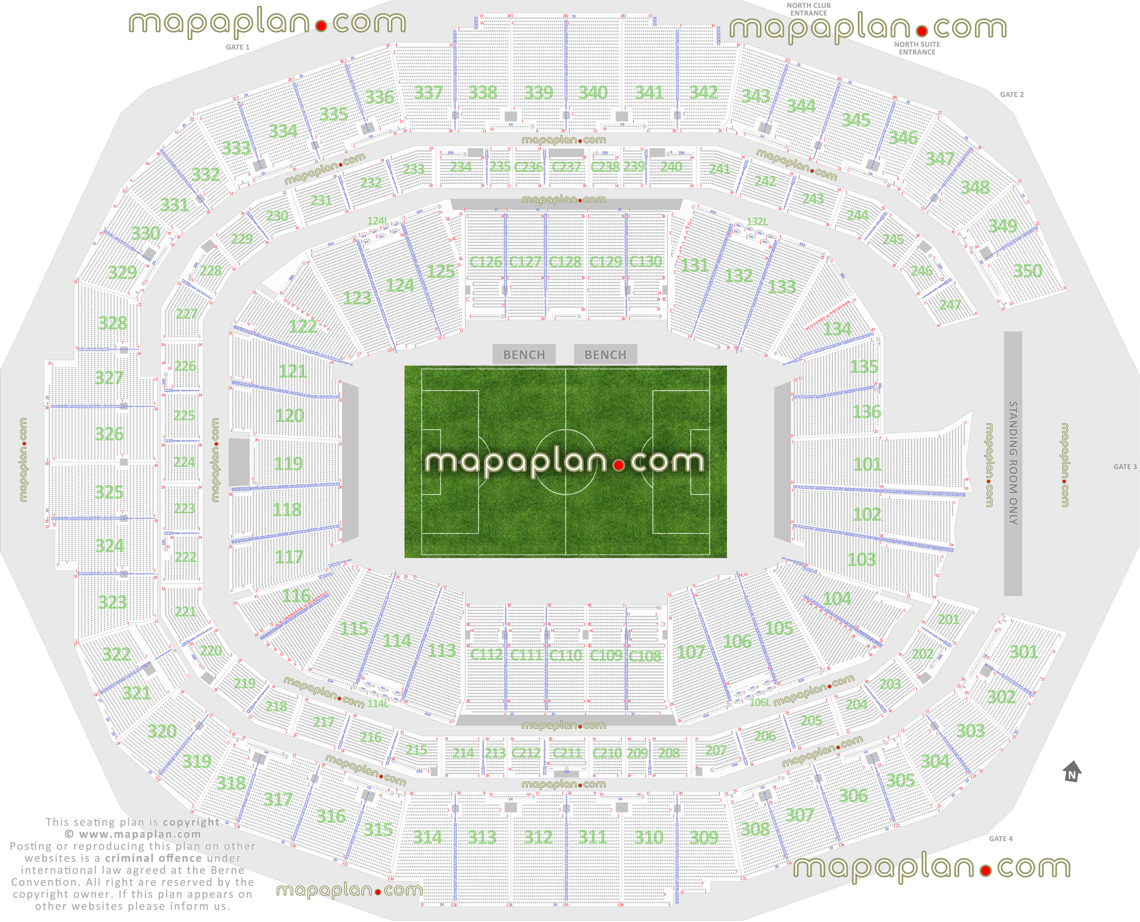 Atlanta Mercedes-Benz Stadium interactive map interactive atlanta united fully seated soccer game find best seats row numbering system seats per row individual find seat locator best interactive seat finder tool precise detailed location data