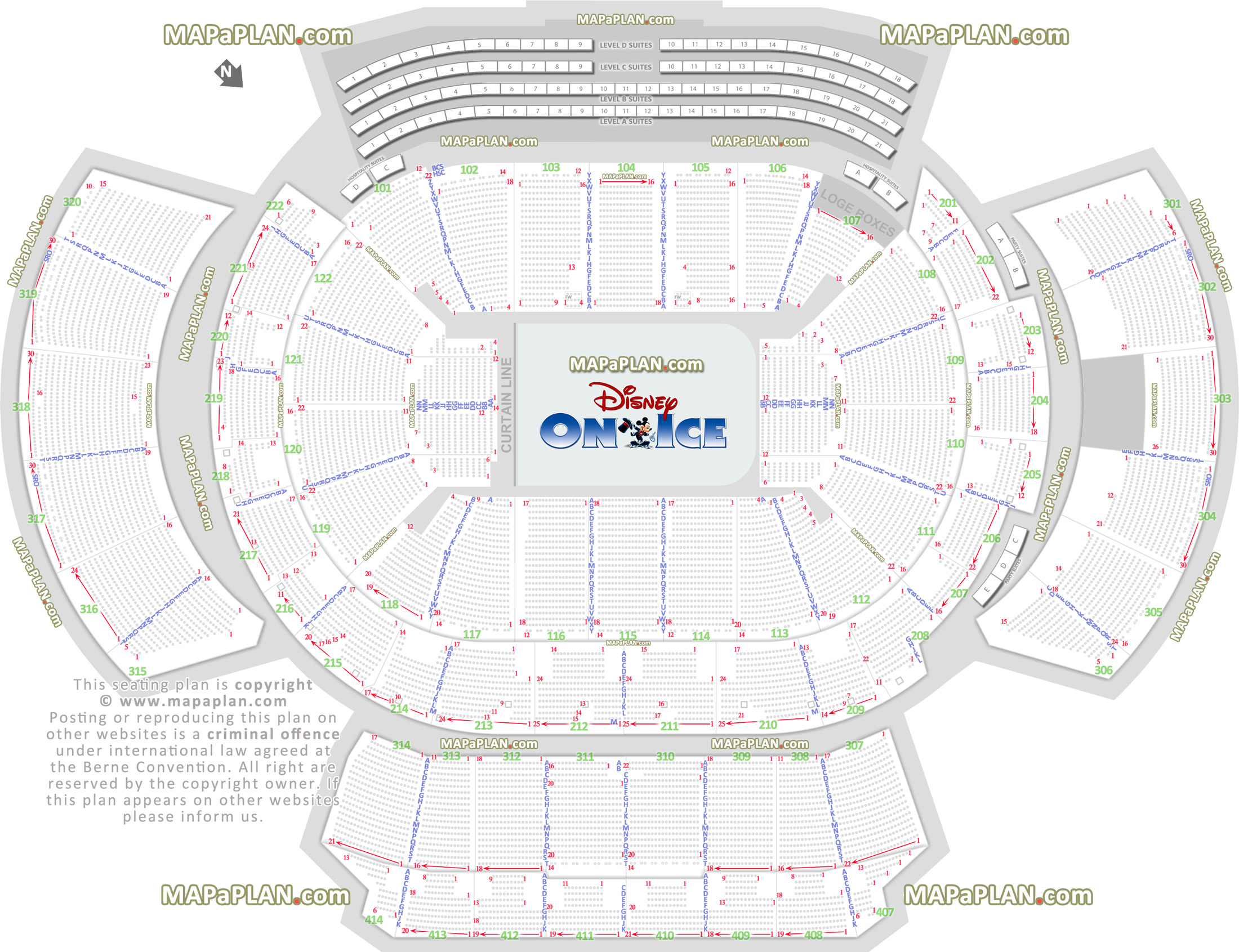 Staples Center Seating Chart Disney On Ice