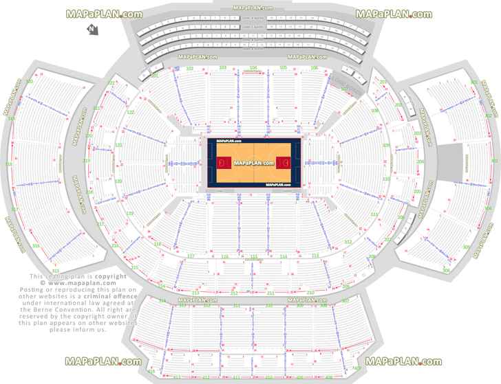 State Farm Arena Seating Chart With Seat Numbers