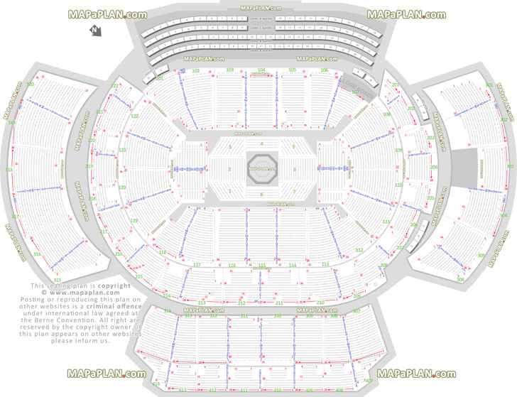 ufc mma fights fully seated setup chart viewer printable bowl seat numbering premium luxury executive vip suites State Farm Arena center stadium information guide Atlanta State Farm Arena seating chart