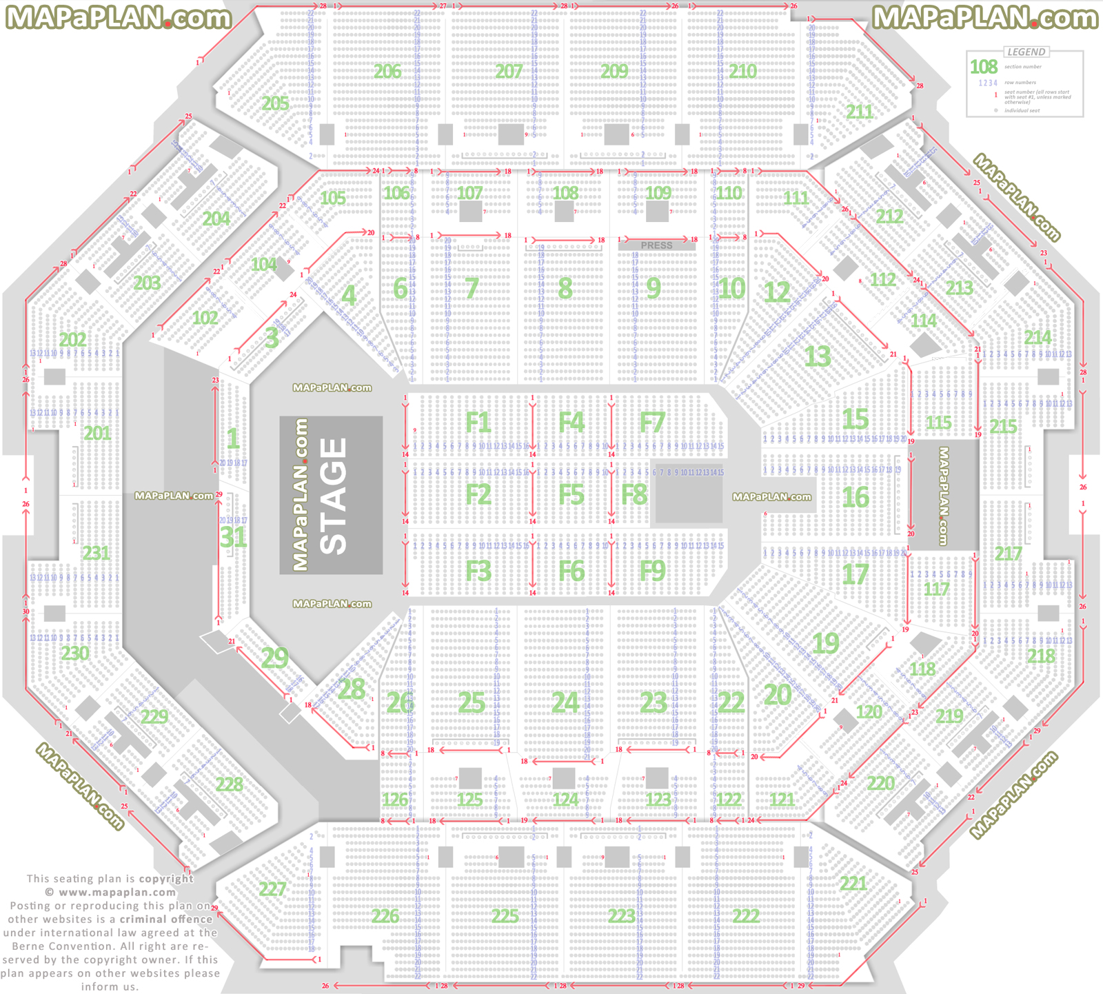 Concert Seating Chart Barclays Center