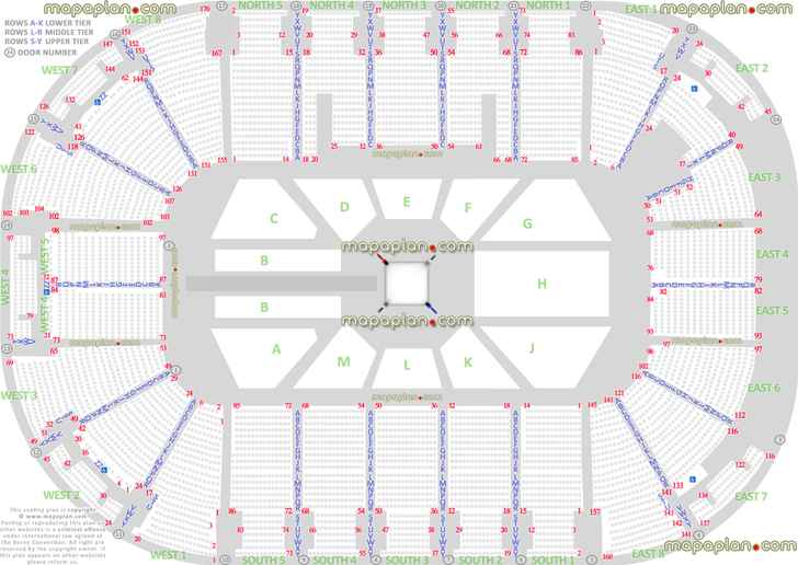 wwe wrestling boxing mma match events map row 360 round ring setup fully seated configuration floor sections a b c d e f g h j k l m entrance exit door map information Belfast Odyssey SSE Arena seating plan