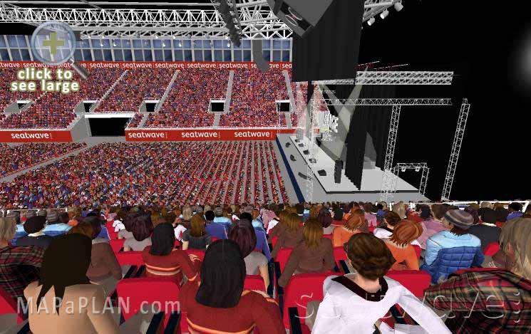 Block 1 Row O Upper tier tickets Birmingham Resorts World Arena NEC seating plan
