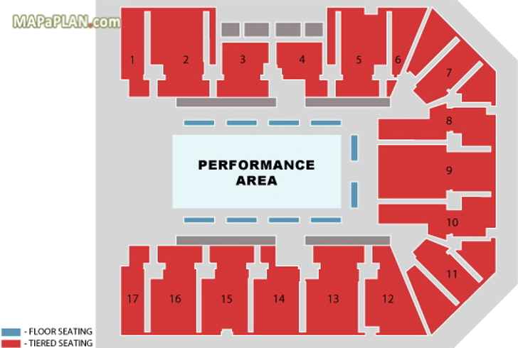 Holiday on Ice find your seats diagram Birmingham Resorts World Arena NEC seating plan