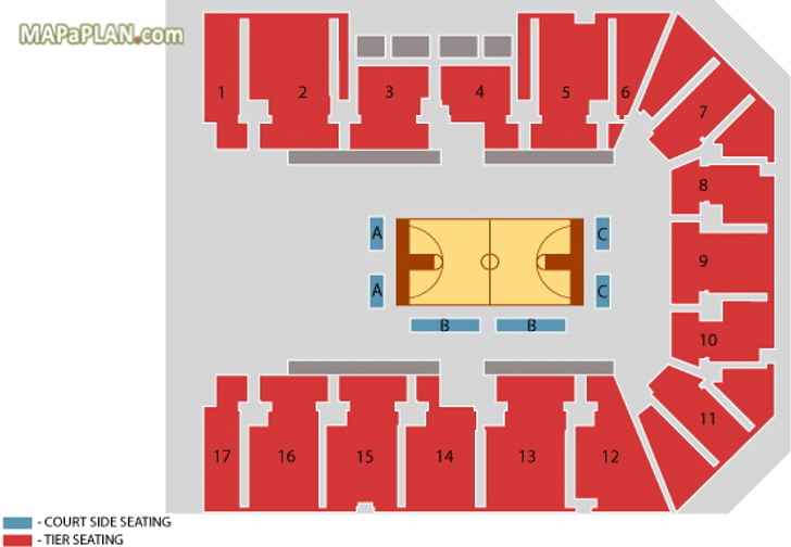 Bjcc Seating Chart Basketball