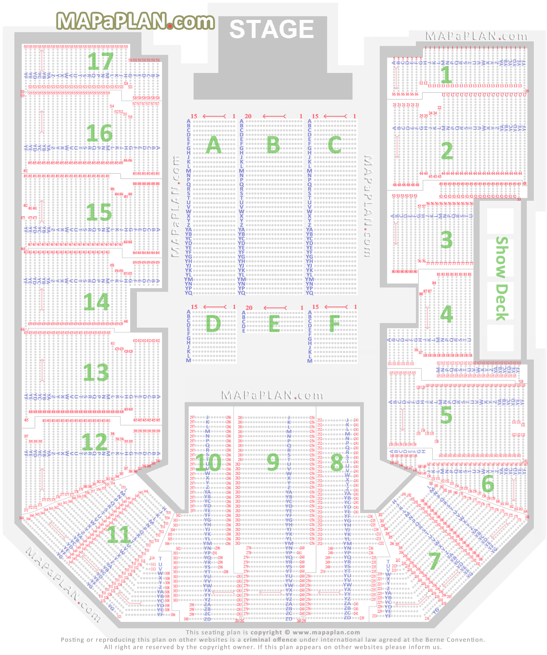 Birmingham Genting Arena NEC (LG Arena) Detailed concert