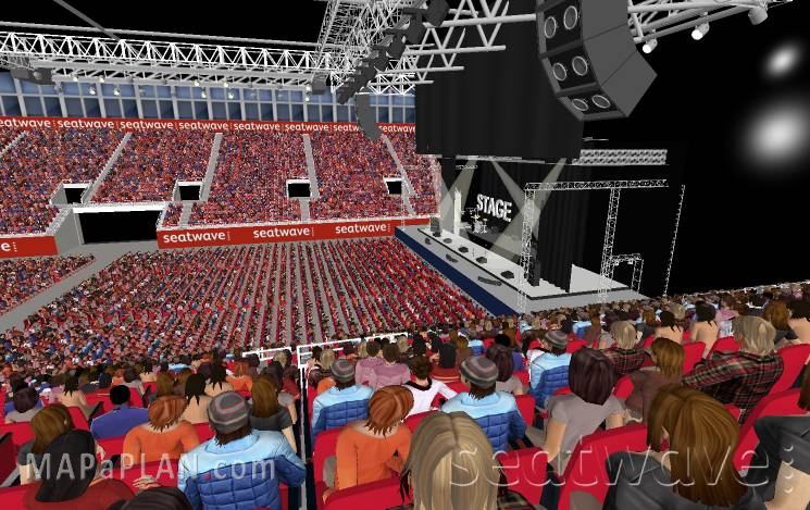 Block 2 Row P Event venue viewer Birmingham Resorts World Arena NEC seating plan