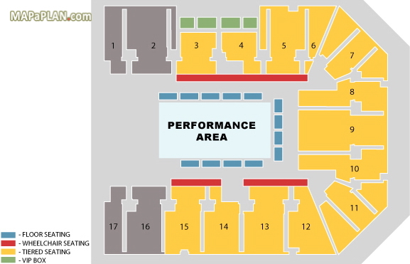 Disney on Ice performance area Birmingham Resorts World Arena NEC seating plan
