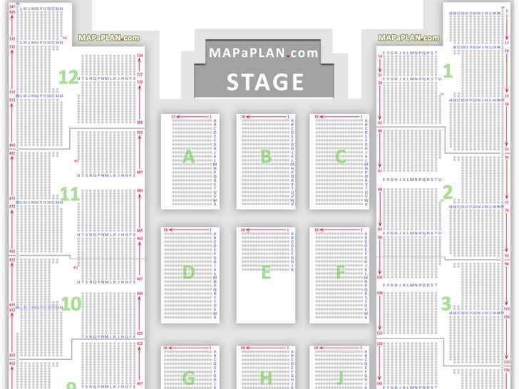 Barclays Virtual Seating Chart