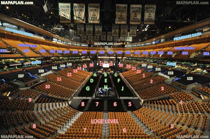 Td Garden Seating Chart U2