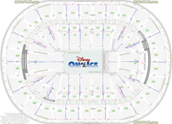 Disney On Ice Seating Chart 2017