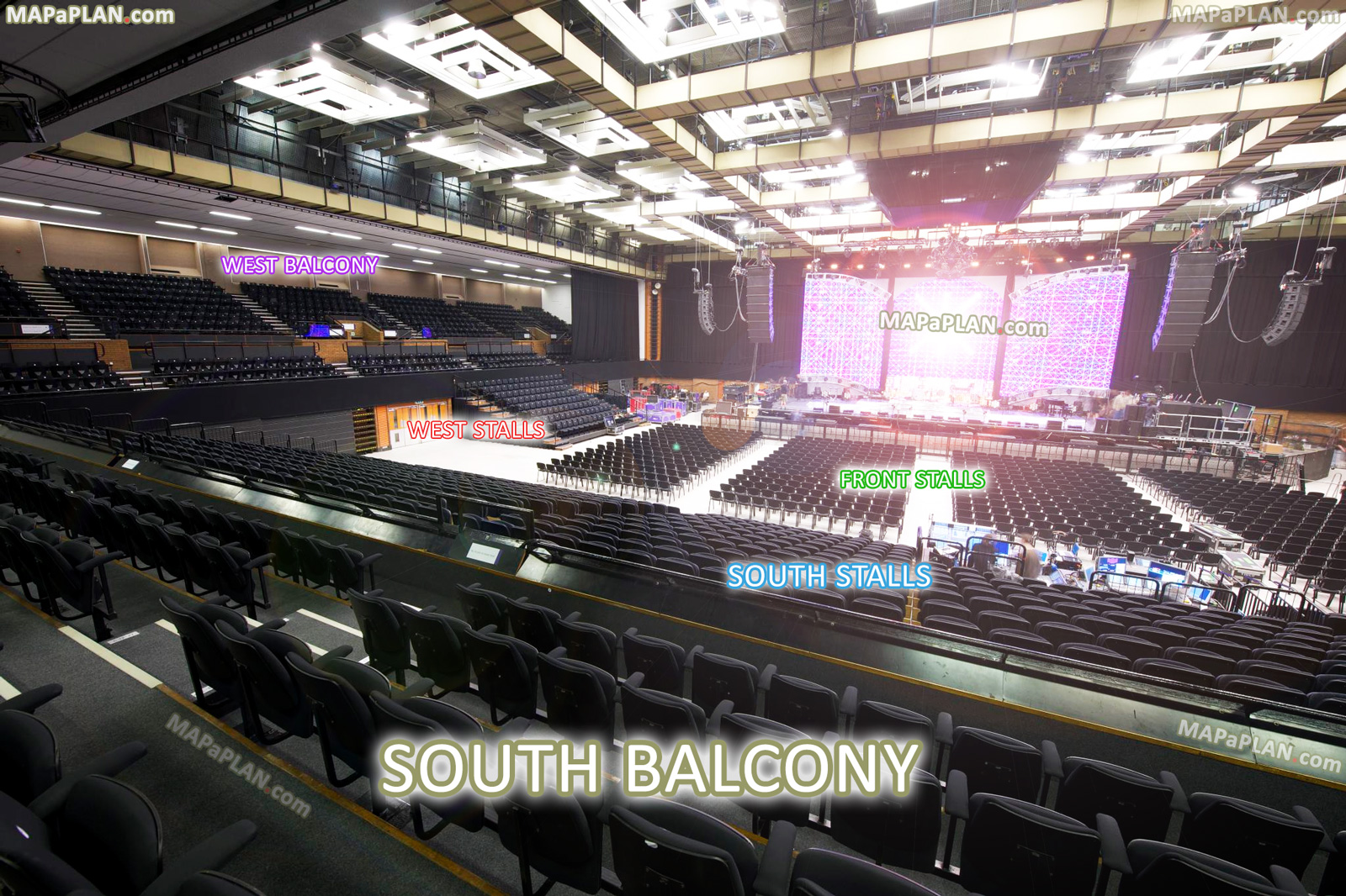 Brighton Centre Seat Numbers Detailed Seating Plan Mapaplan Com