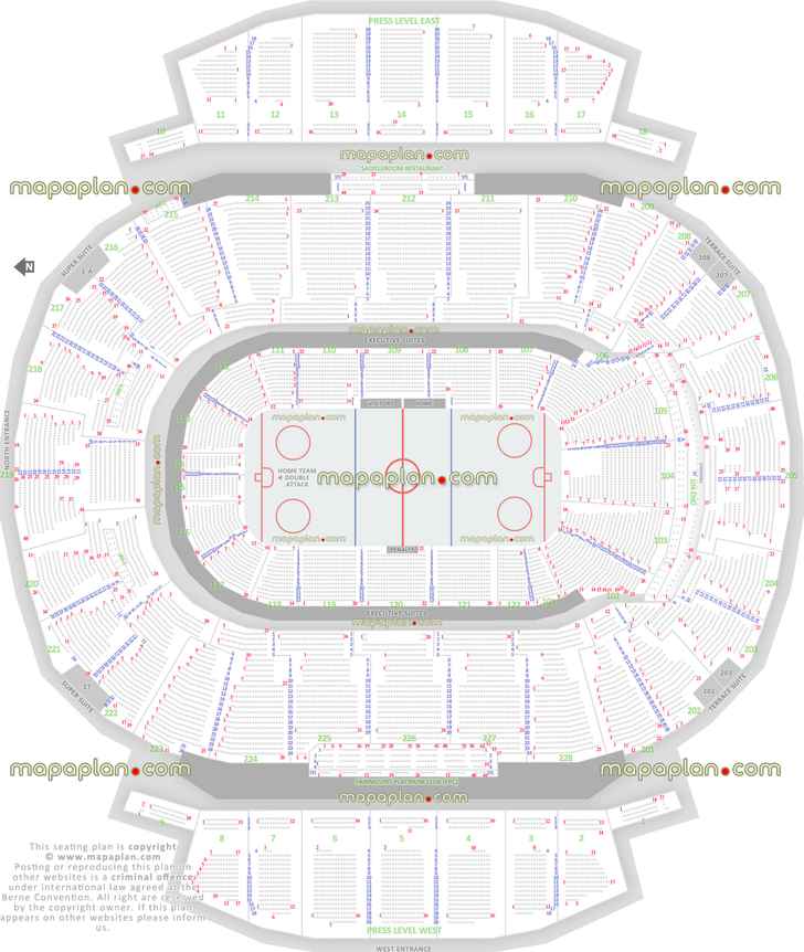 Scotiabank Centre Seating Chart