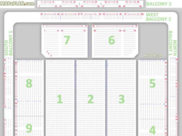 Oracle Arena Seating Chart With Seat Numbers