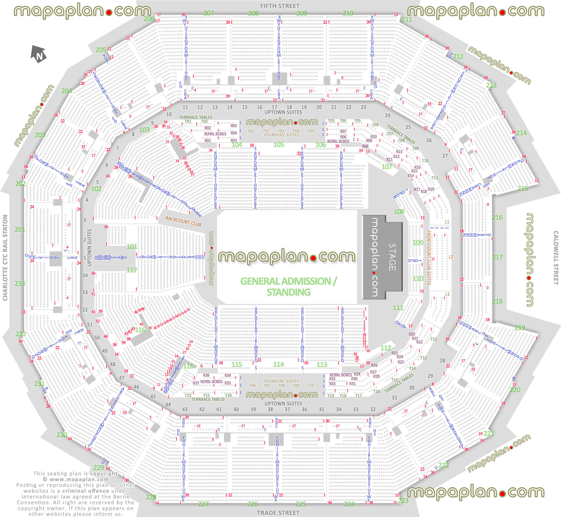 Time Warner Cable Arena Charlotte Nc Concert Seating Chart