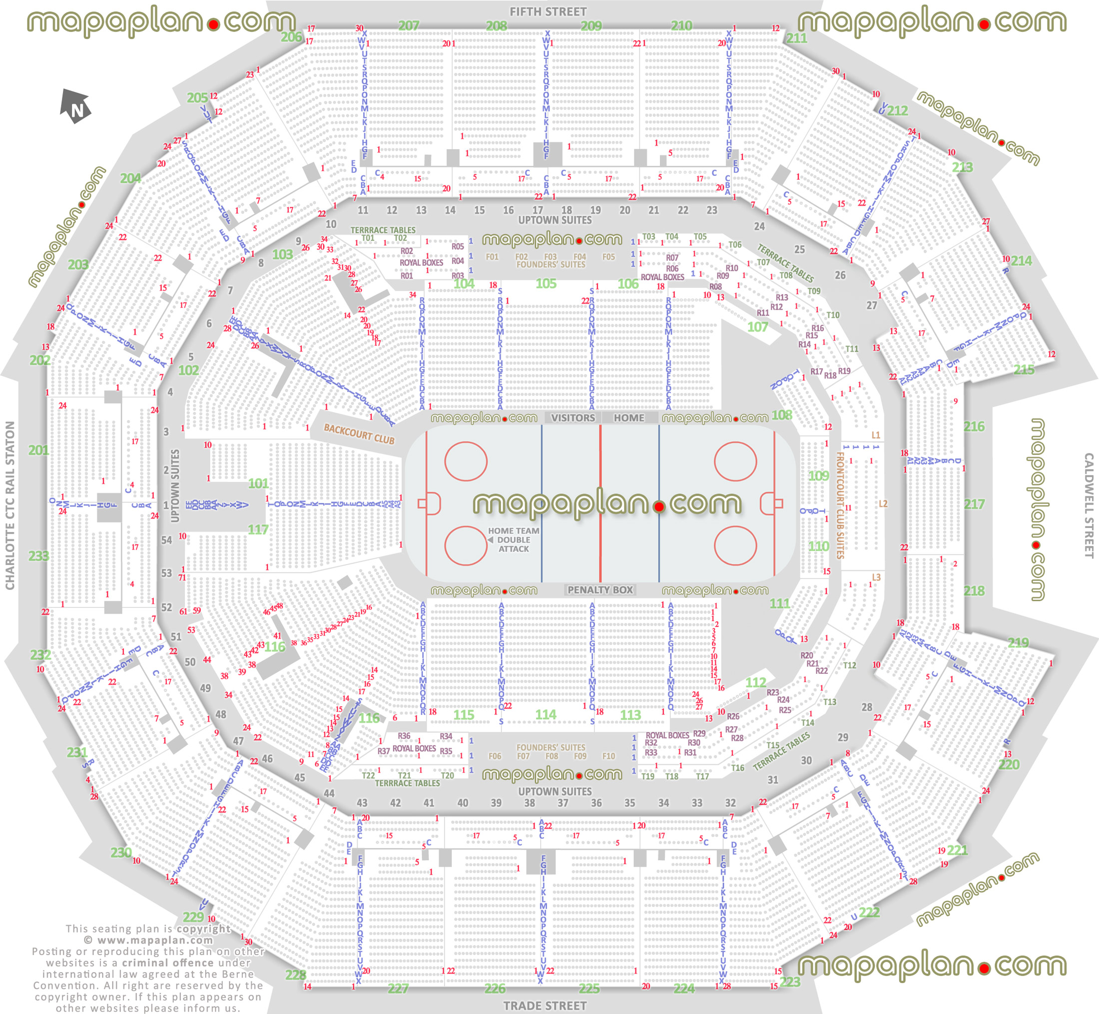 Uptown Amphitheatre Charlotte Nc Seating Chart