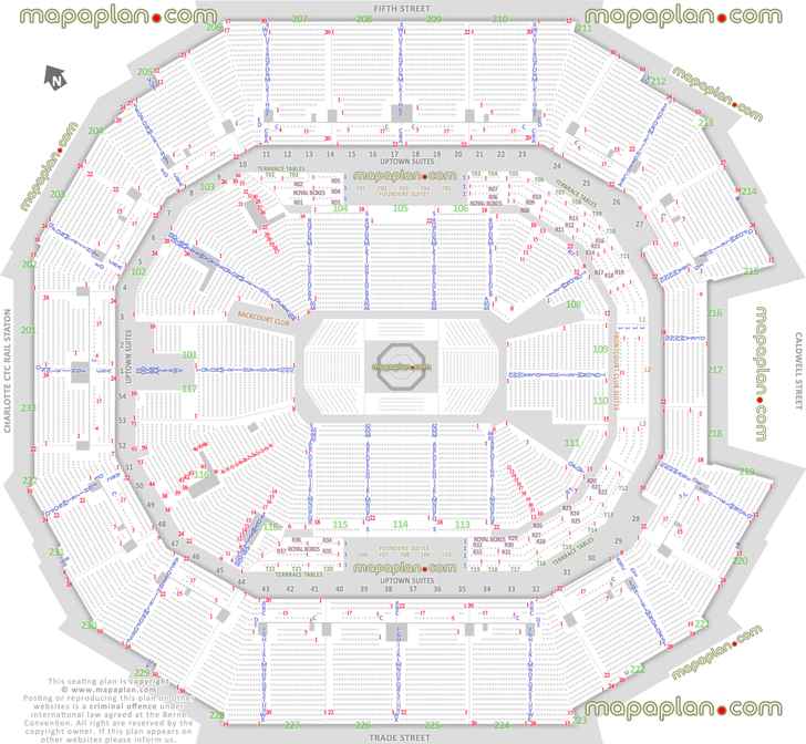 Spectrum Center Interactive Seating Chart