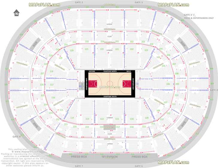 United Center Seating Chart Laver Cup