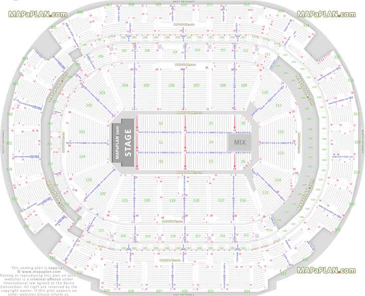 Us Arena Seating Chart