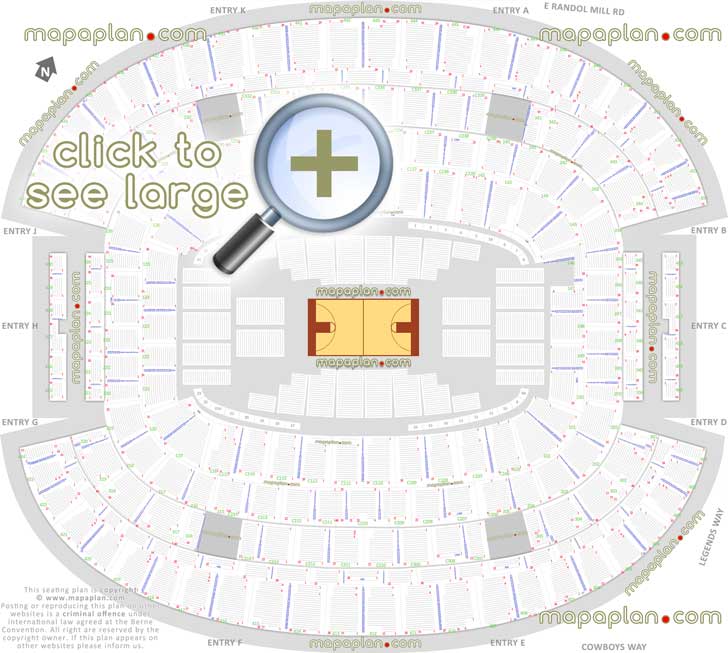 Seating Chart For Ncaa Final Four