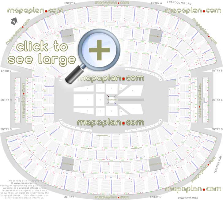 Arlington Stadium Seating Chart