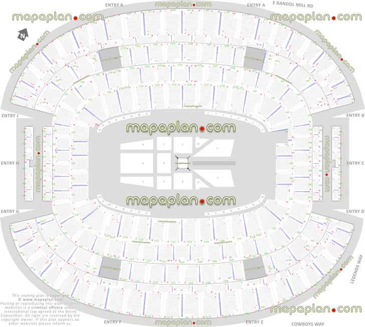 Arlington Stadium Seating Chart