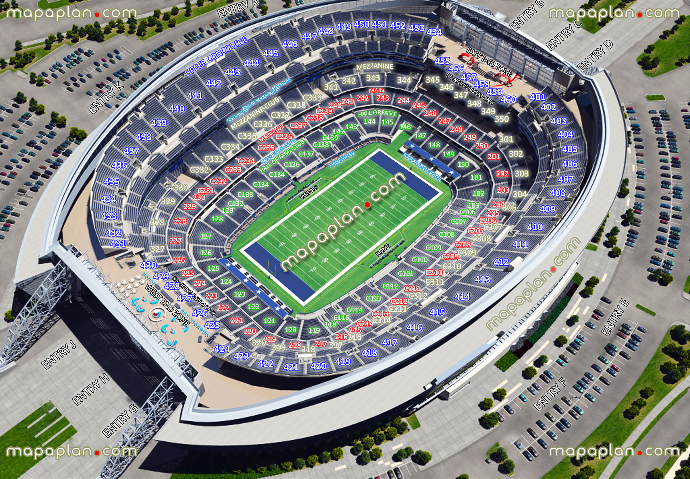 Cowboys Stadium 3d Seating Chart