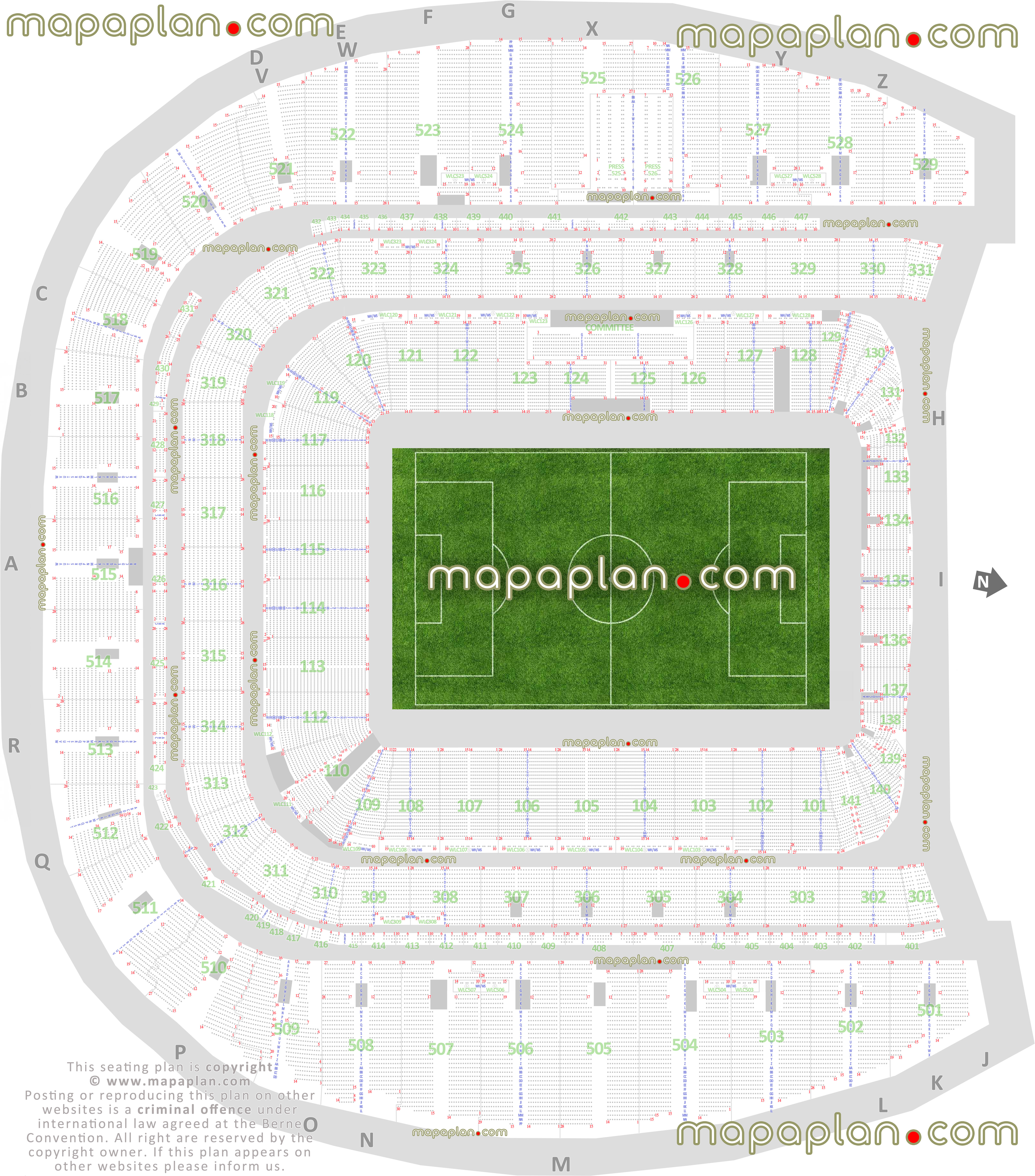 Dublin Aviva Stadium seat finder plan find best seats football games full exact row numbering system seats per row individual find seat locator best interactive seat finder tool precise detailed location data