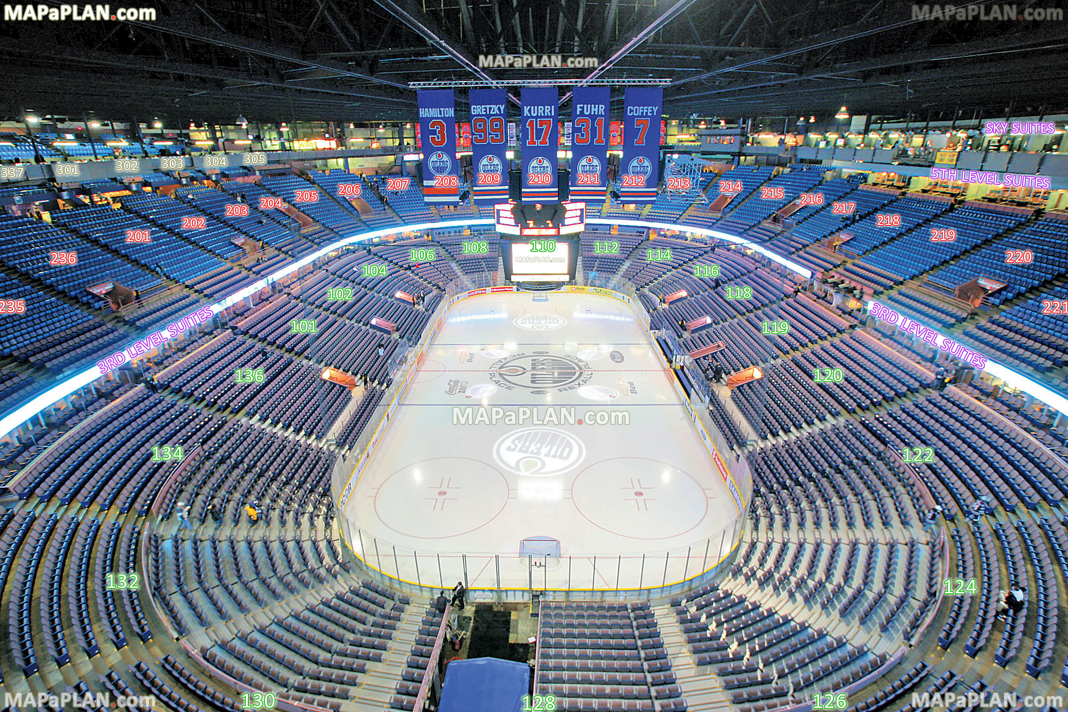 Rexall Seating Chart With Rows