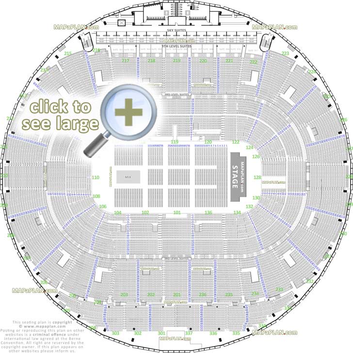 Dallas Stars Seating Chart With Seat Numbers