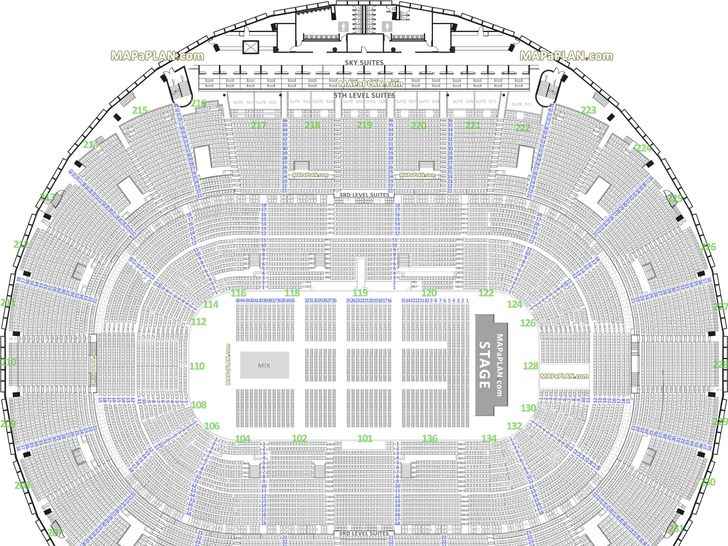 Dallas Stars Seating Chart With Seat Numbers