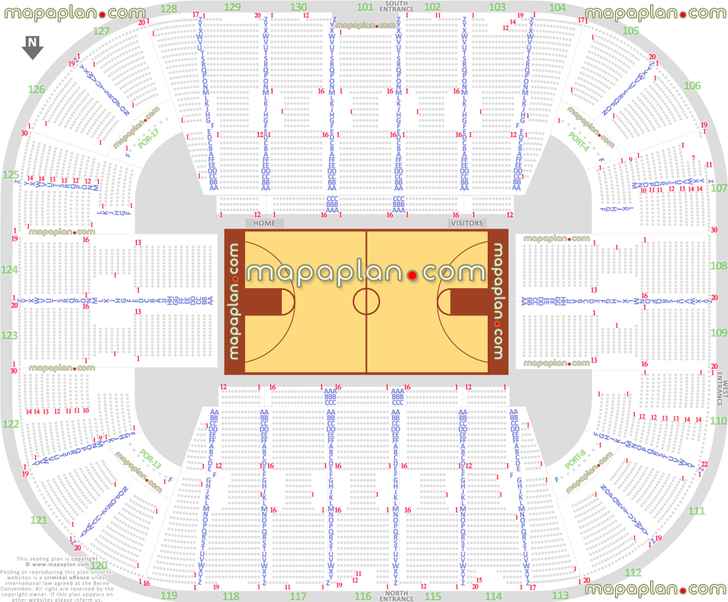 Us Bank Arena Seating Chart With Rows