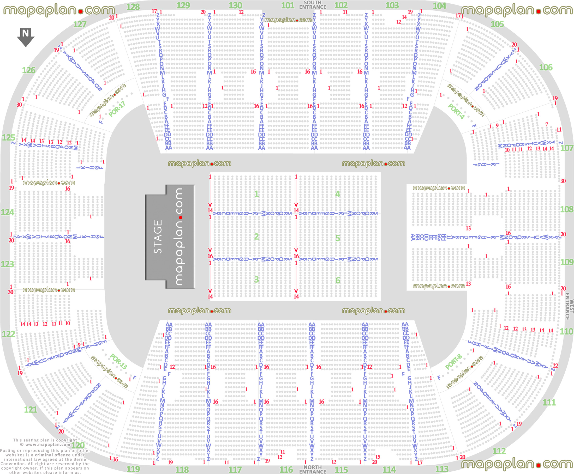 Eagle Bank Seating Chart