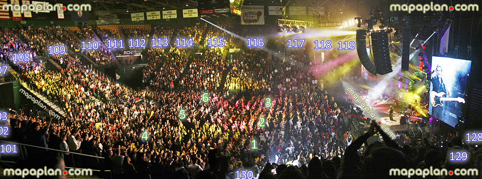 Eagle Bank Arena Seating Chart View