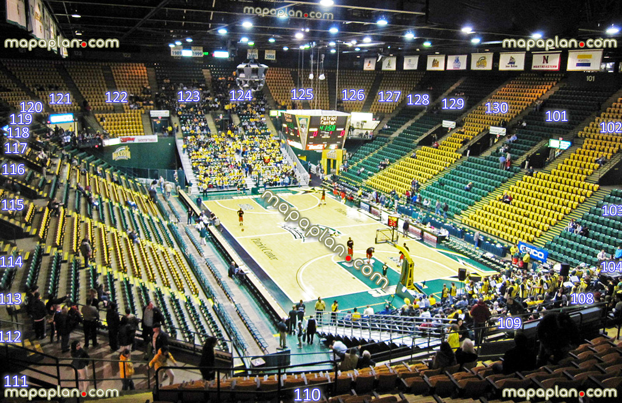 Patriot Center Fairfax Va Seating Chart