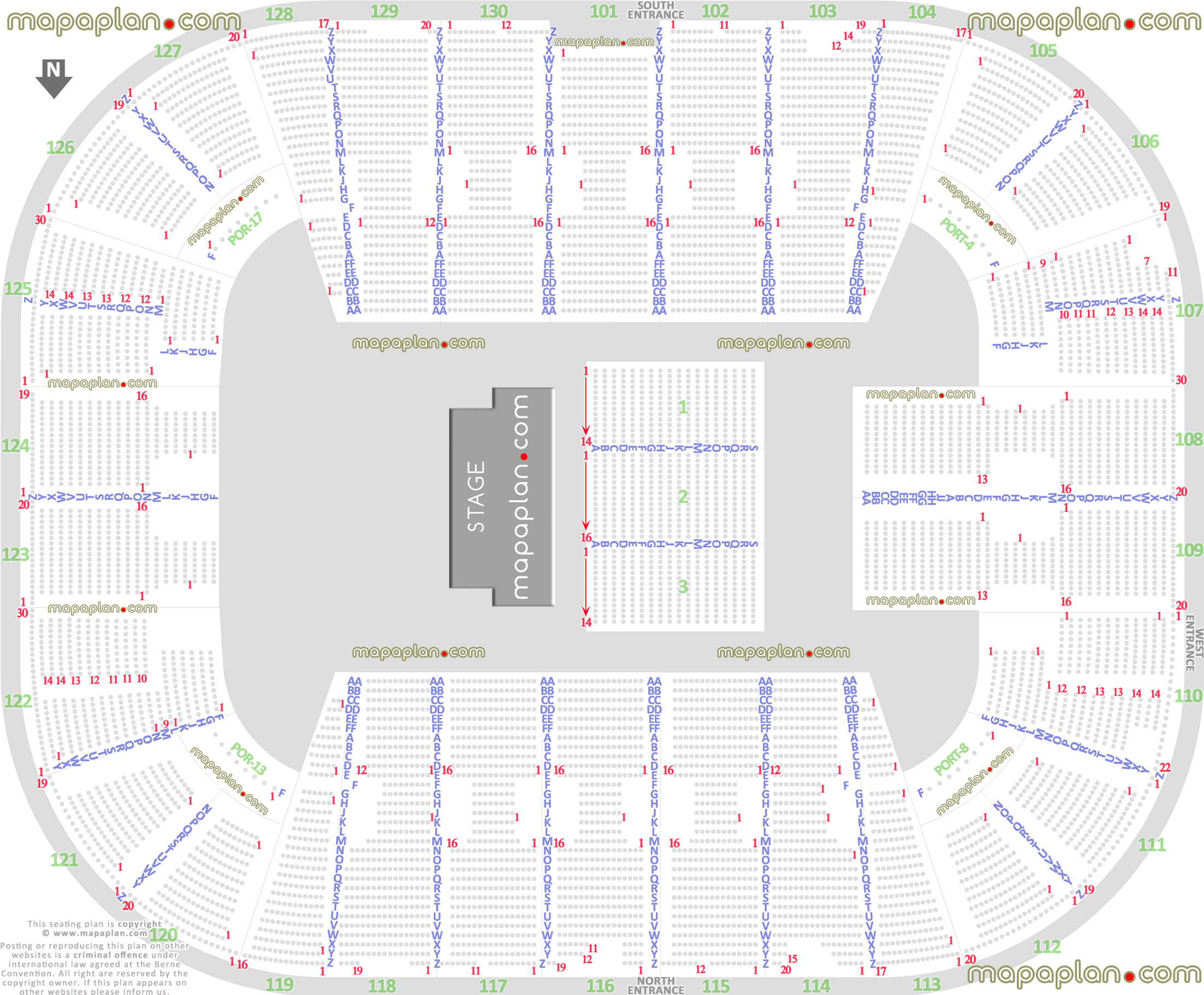 Eagle Bank Arena Virtual Seating Chart