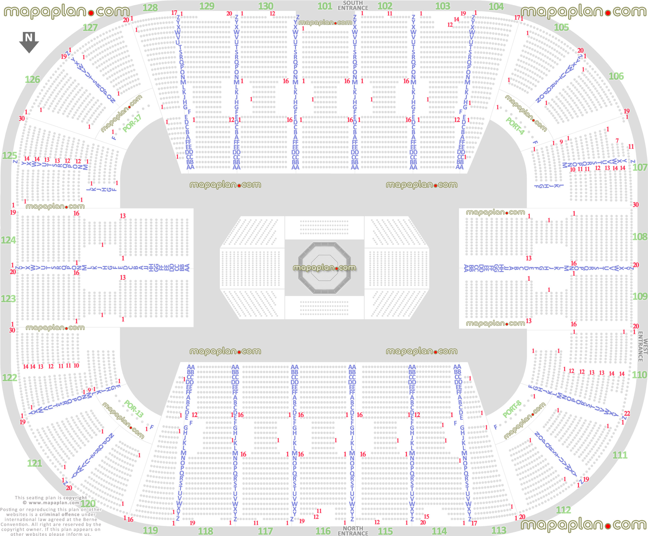 Wolf Trap Detailed Seating Chart