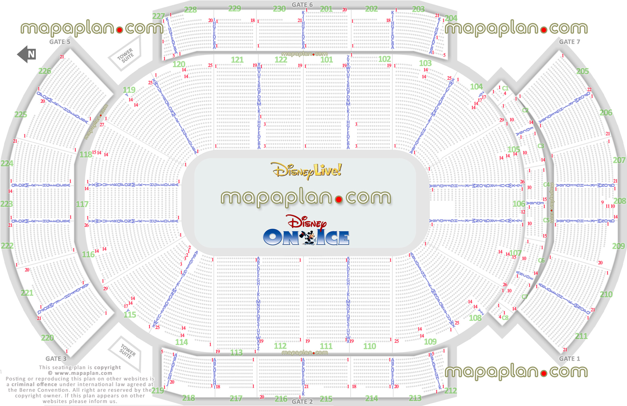 Gila Arena Seating Chart