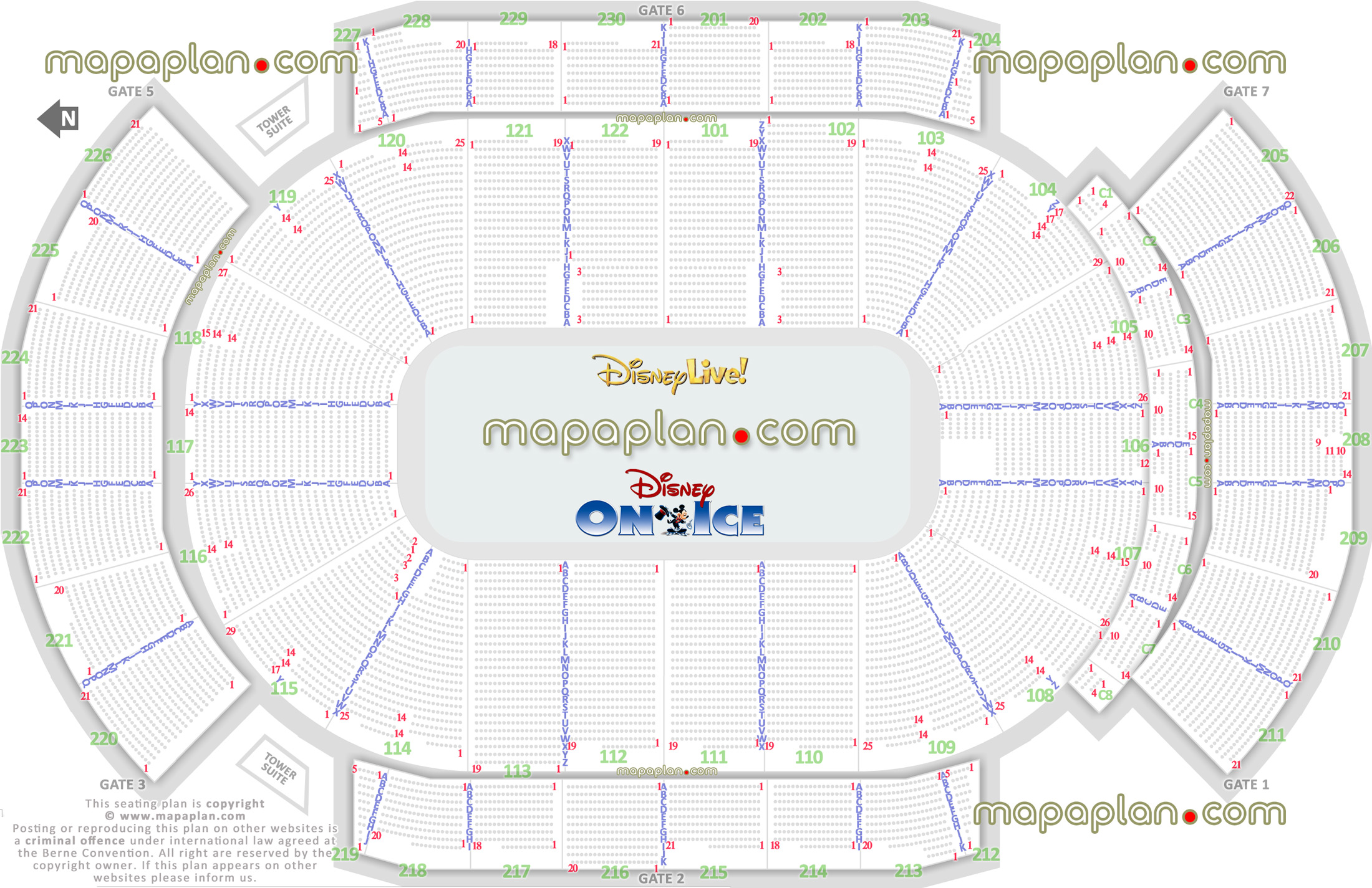 Gila River Arena Glendale Az Seating Chart