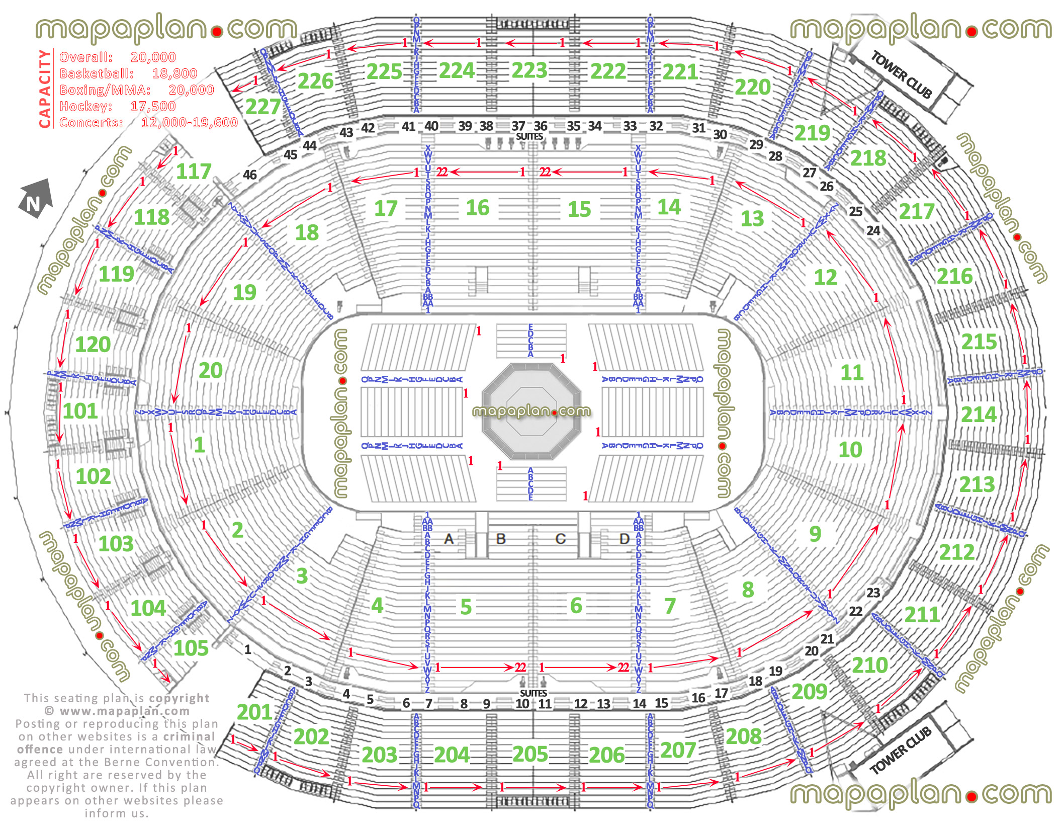 U2 Seating Chart Las Vegas