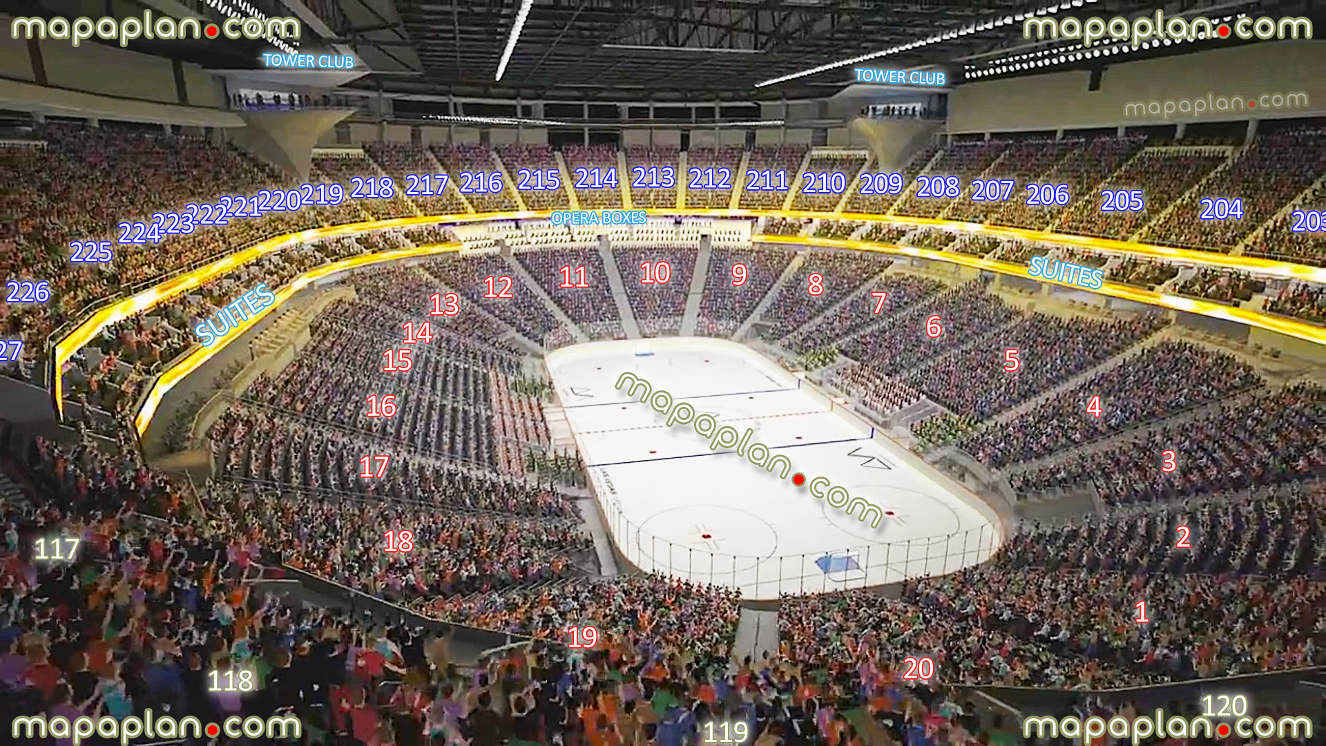 New T-Mobile Arena MGM-AEG - View from Section 119 - Row K ...