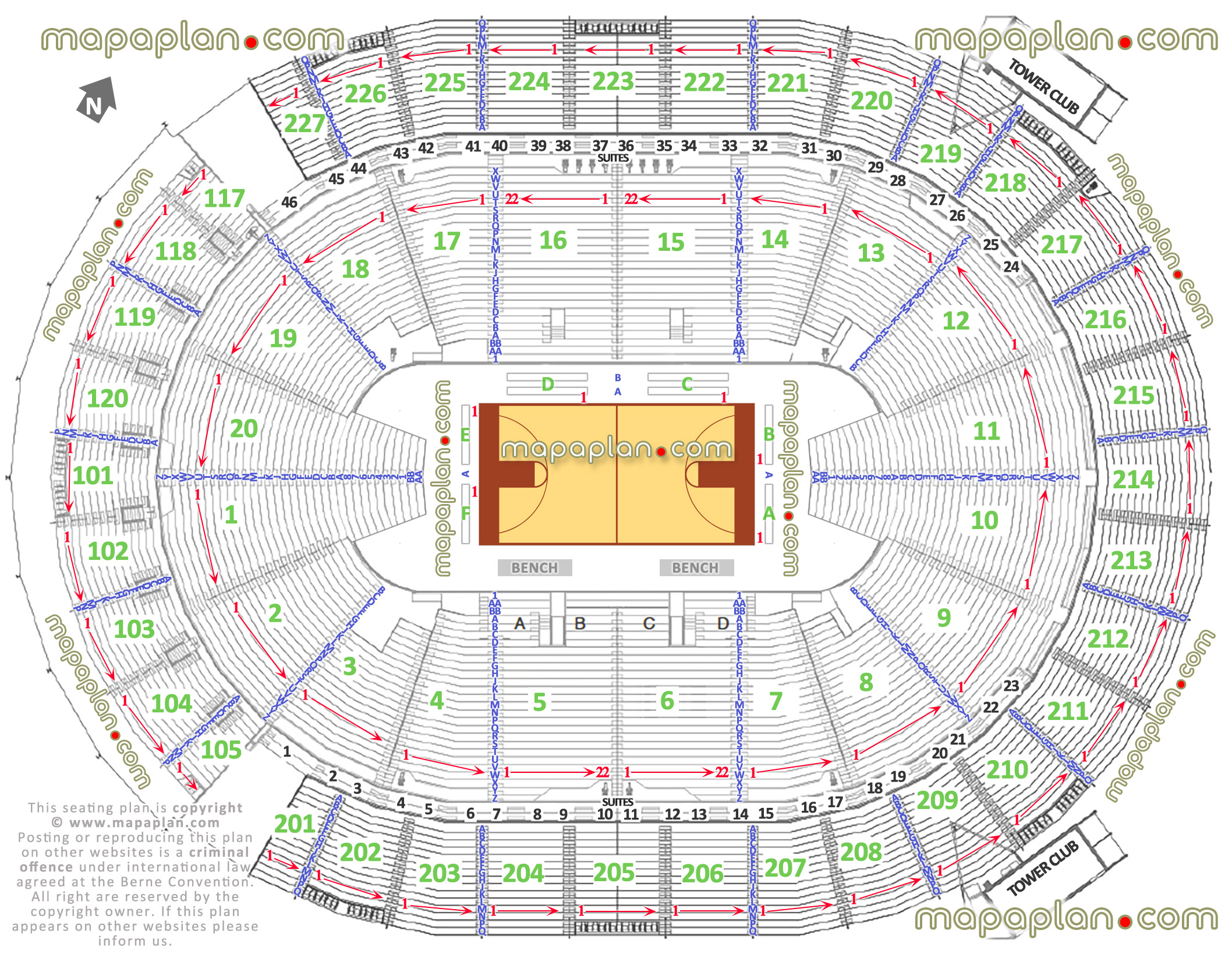 New T-Mobile Arena MGM-AEG - Basketball games arena seating ...