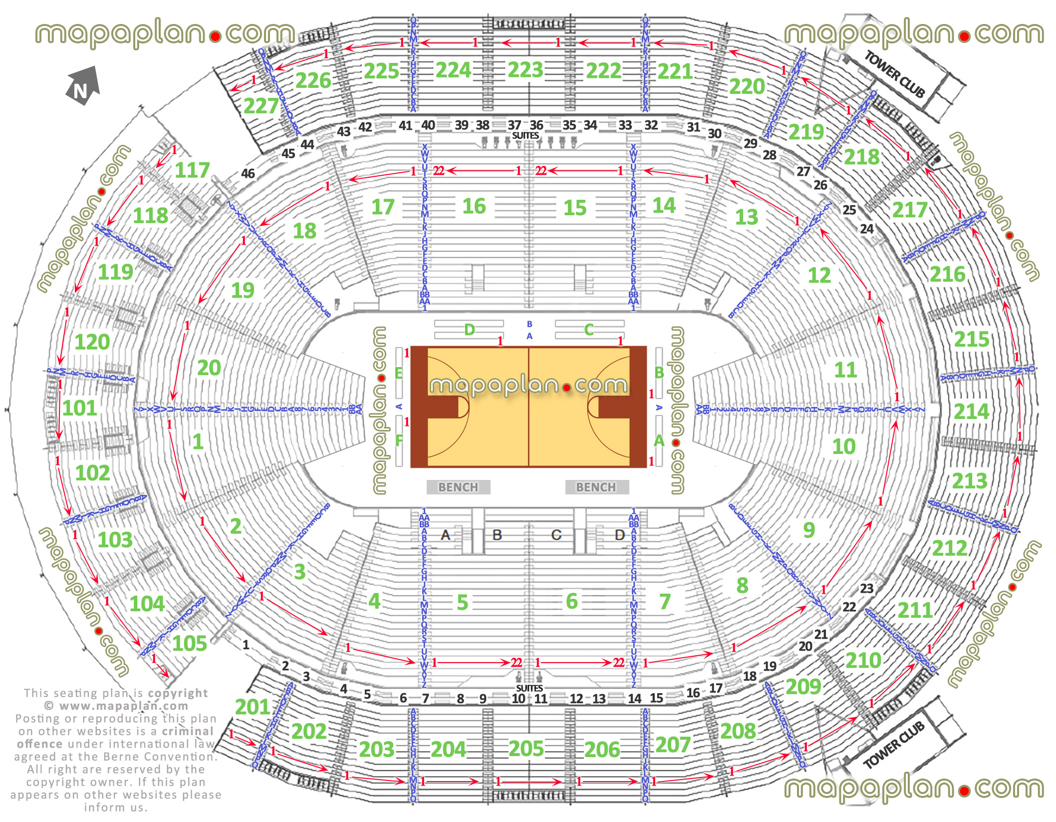 T Mobile Arena Chart