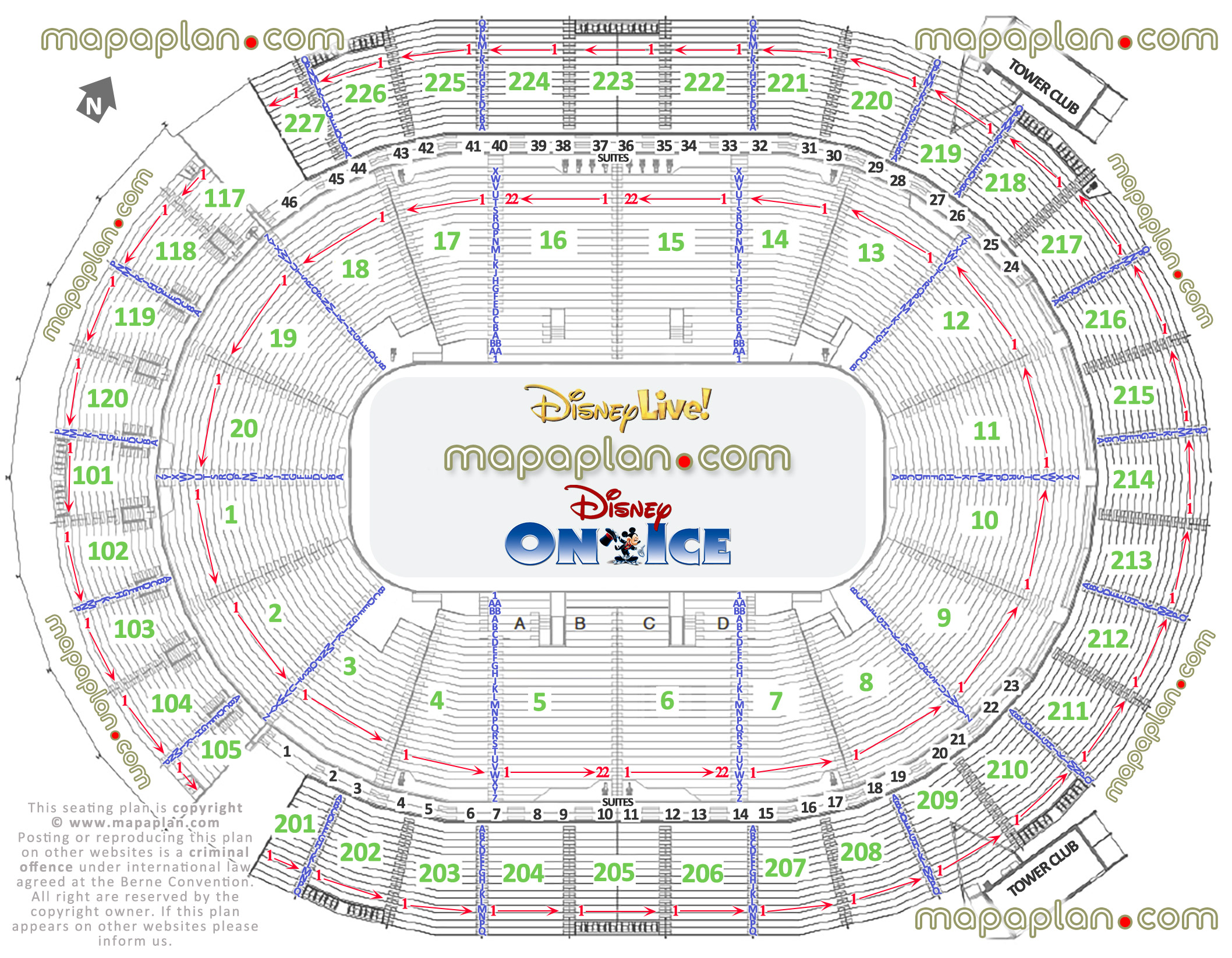 Las Vegas Bowl Seating Chart