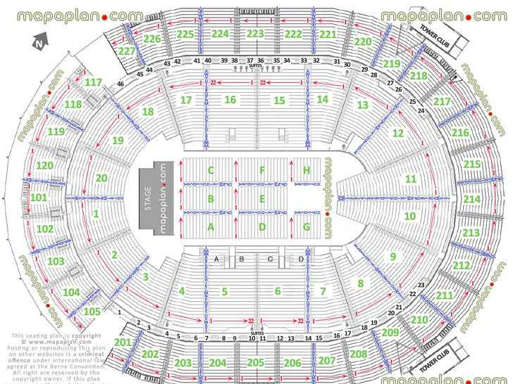 Vegas Knights Seating Chart